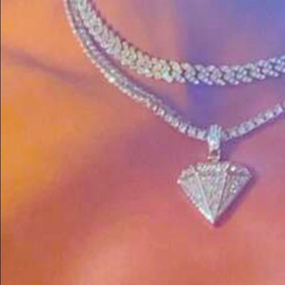 ⚡️ Icy Diamond Bling Necklace ⚡️
